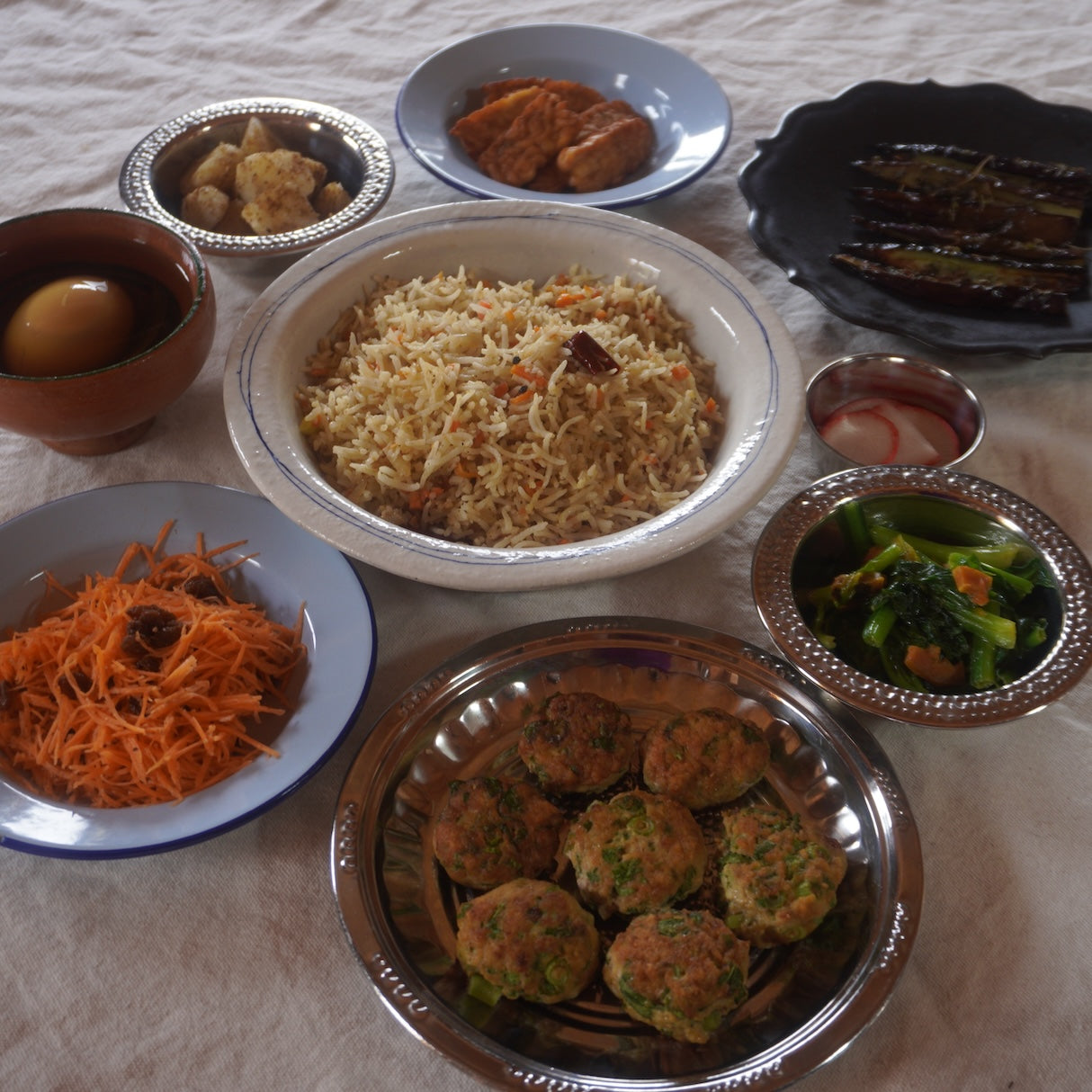 ８月２１日金曜日　お昼を兼ねた２限　島本ゆり先生スパイスとインド料理の授業