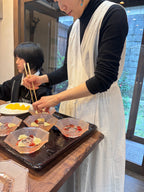 ８月２４日月曜日　２限　みのり菓子 小林 優子 先生みのり菓子さんの季節のフルーツを使った和菓子