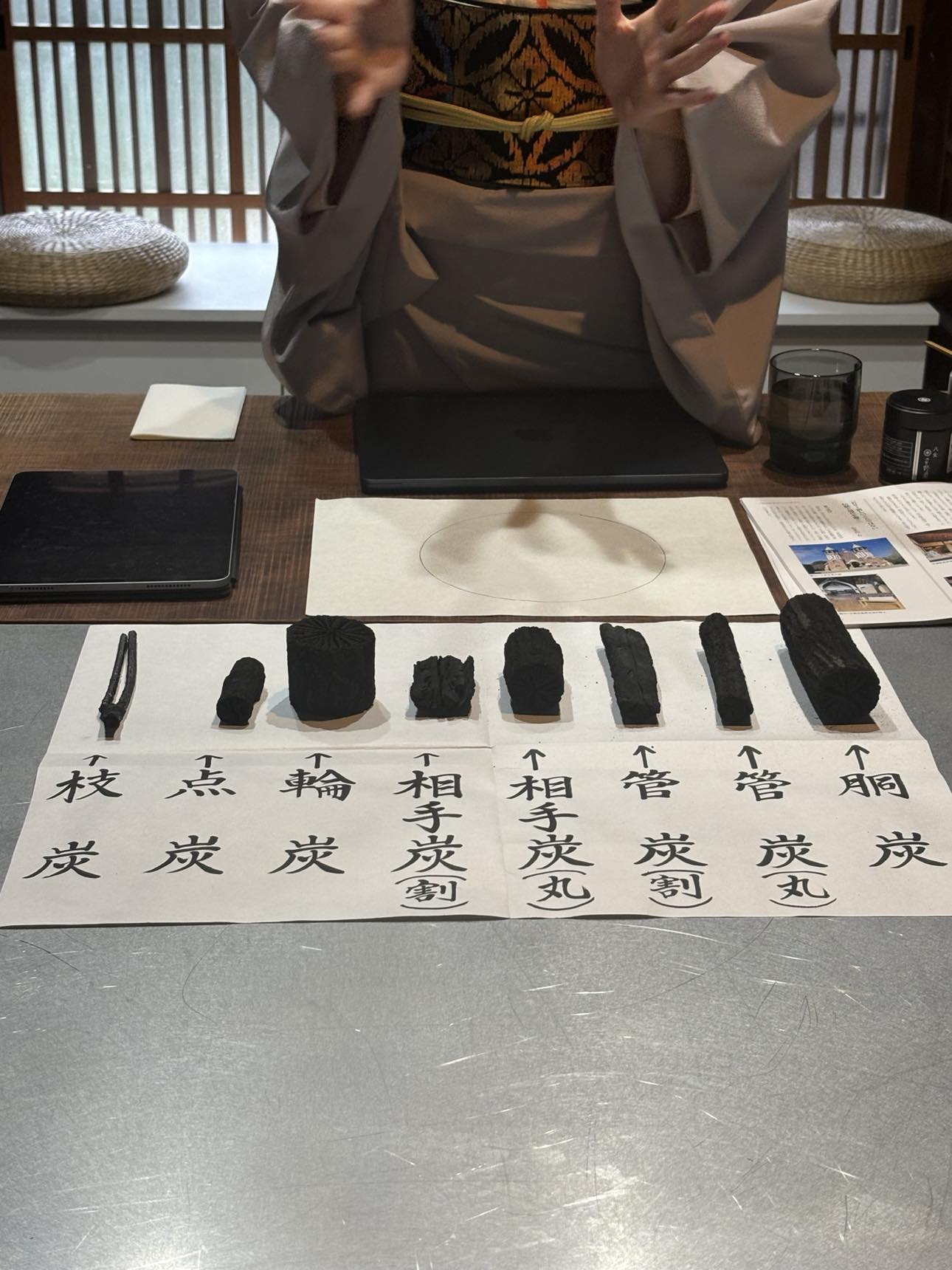 ９月２６日土曜日　２限　ワタリウムのワタリ先生と宗徧流のお茶と現代美術の授業