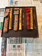 ９月２７日日曜曜日　1限2限茶杓を作る授業「選び抜かれた竹から茶杓とその筒を作り、銘をつけてみよう」茶杓師の海田曲港先生