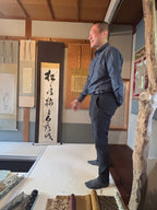 ７／１８日　土曜　1限　「古代表装　弘明堂」三代目　表具師　中村　圭佑　先生　掛け軸の授業　上級編　屏風などを鑑賞する。表具屋師の技術と掛け軸の形式と取り扱いの授業 「古代表装　弘明堂」三代目　表具師　中村　圭佑　先生